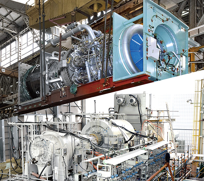 H-100 gas turbine / compressors for LNG plant